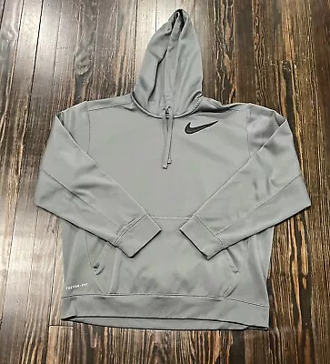 Nike Therma Fit Hoodie Men’s Large Gray • $18.99