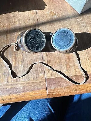 Vintage OxWeld Welding Goggles Dark Green Lenses Need Clean-up For Use • $25