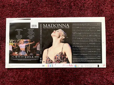 Madonna Printer Proof Art Work The Girlie Show Tour Dvd Promo Display Poster Sex • £91.60