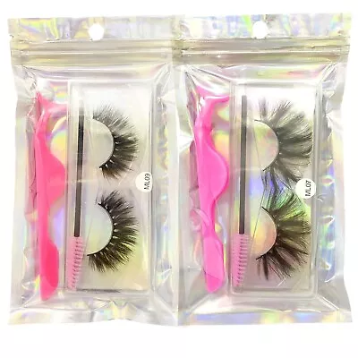 False Eyelashes Set - Long Wispy Dramatic Natural Lash Extension Mink Eye Lashes • $88.53