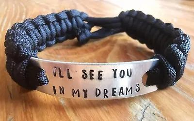 Springsteen  I'll See You In My Dreams  Paracord Wristband • £18.95