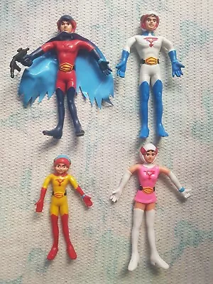 Vintage G-FORCE Lot Of 4 BATTLE OF THE PLANETS Plastic Action Figures BRABO 1979 • $154