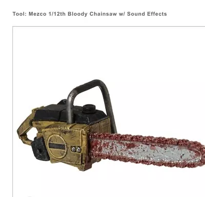 Mezco One:12 LEATHERFACE – Bloody CHAINSAW *New* (1/12 Scale) W/ Sounds • $49.88