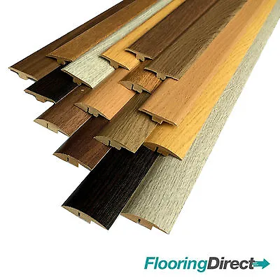 Threshold Strips For Laminate Flooring - Ramps And T Bars - Trims - Door Bars • £38.99