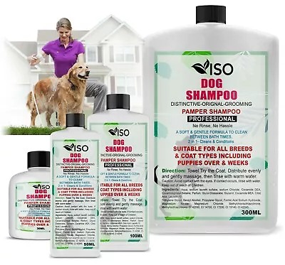 £4.49 • Buy Dog Shampoo Natural Puppy Shampoo Cologne Grooming Healthy Shiny Coat UK 