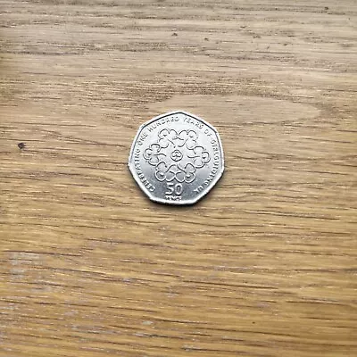 2010 100 YEARS OF GIRL GUIDING 50p CIRCULATED. • £1