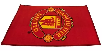 Manchester United Crest Rug Official Merchandise Bedroom Man Utd Football Club • £15.95