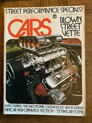 1973 Hi-Performance Cars McClure Rocket Go Kart Scat VW Rear Engine Funny Car • $7.99