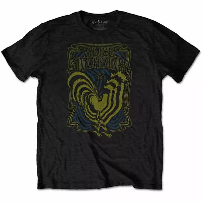 Alice In Chains Psychedelic Rooster Official Tee T-Shirt Mens • $41.79