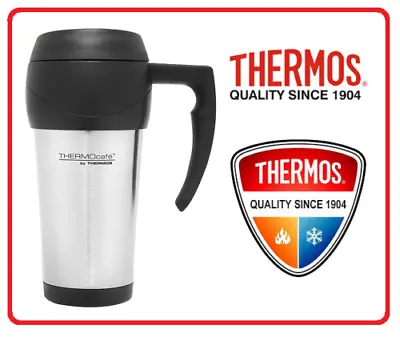 $16.88 • Buy ❤ THERMOS THERMOCAFE 450ml TRAVEL MUG Insulated Cup Coffee Tea Stainless Steel ❤