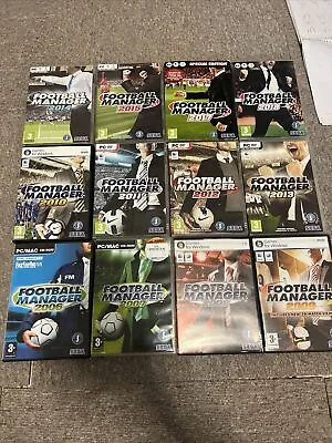 Football Manager Pc Game Lot Collection Set 2006-2018 2016 NOT INCLUDED • $144.50