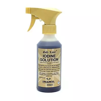 Gold Label Iodine Spray | Horses & Ponies • £8.50