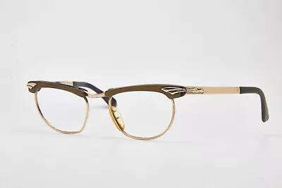 MARWITZ MATURELLE Frame Golden Glasses Cateye Vintage 70s Cat-eye Eyeglasses • $125