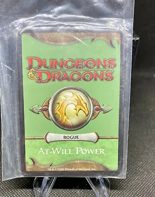 $7.82 • Buy D&D Accessory Cards Rogue At-Will Power 3-card Lot NEW/SEALED Dungeons & Dragons