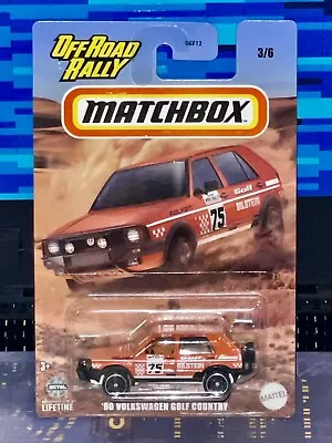 2024 Matchbox Off Road Rally 1990 Volkswagen Golf Country 3/6 • $6.99