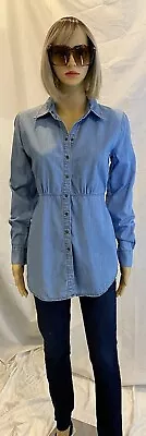 Cabi Jeans Denim Blouse - Snap Button Up - Size Small • $15