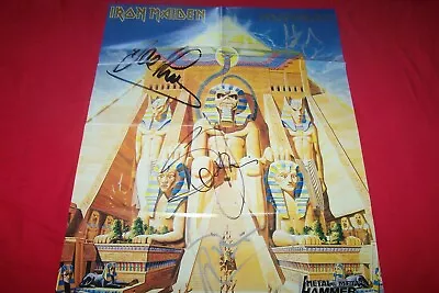 Iron Maiden Powerslave 75x54 Cm (printed Signed) Poster • $25.29