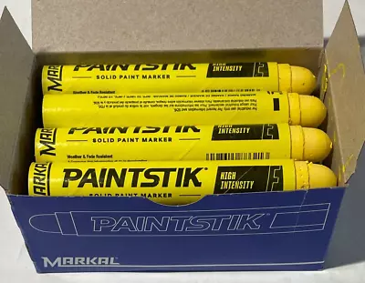 Paintstik High Intensity Yellow Solid Paint Marker 12/box • $18.95