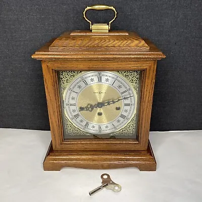 Vintage Howard Miller Westminster Chime Mantel Clock 612-438 W/Key - WORKS • $129.99