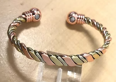 Colorful Pure Copper Magnetic Bangle Bracelet Arthritis Pain Relief Energy Cuff • $15.99