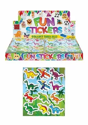 £6.99 • Buy Childrens Stickers Kids Sticker Sheets Party Bag Fillers 18 Designs 3 - 60 Packs