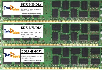 48GB (3X 16GB) DDR3-1333 PC3-10600 Memory RAM For APPLE MAC PRO 51 Westmere • $39.99