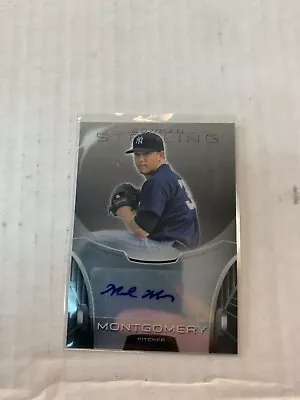 Mark Montgomery 2013 Sterling Auto Card #BSAP-MMO • $7