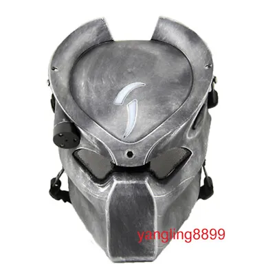 IN US! Alien Vs Predator Cosplay Mask Halloween Party Costume Prop Mask Light Up • $51.04