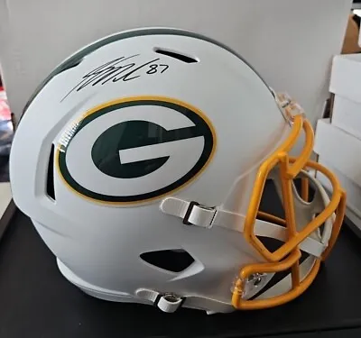 Jordy Nelson Signed Green Bay Packers Full Size White Matte NFL Helmet W/Case • $299