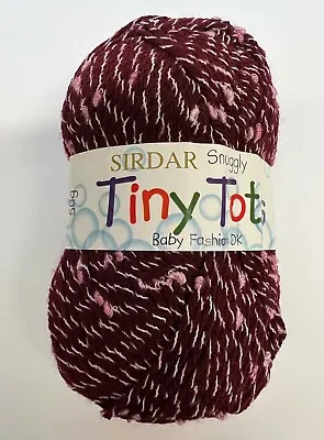 Sirdar Snuggly Tiny Tots DK Knitting Yarn 50g - 934 Damson • £1.99