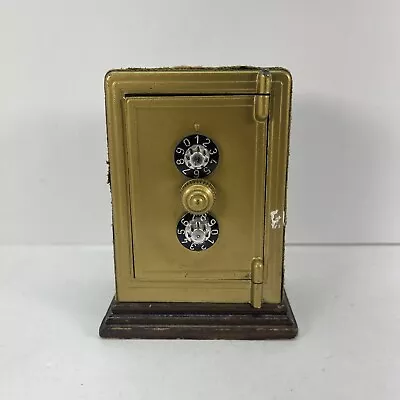Vintage Miniature Coin Bank Safe - As-is • $39.95