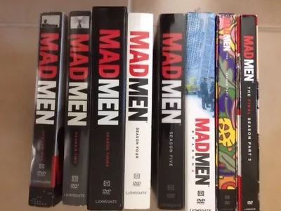 Mad Men Complete Series 1-7 Set Seasons 1 2 3 4 5 6 7 DVD Lot Authentic Region 1 • $71.98