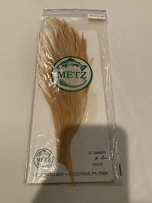 Vintage Metz LT. Ginger Grade 2 Hackle 1/2 Neck • $34.99