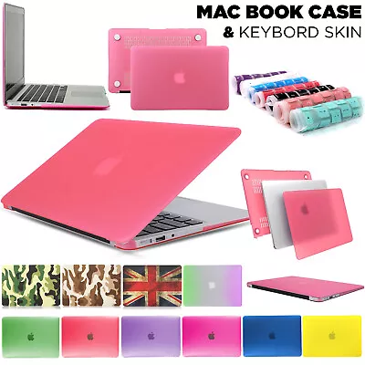 £7.99 • Buy Glossy Clear Case Cover + Keyboard Skin For Apple MacBook Air Pro 11 13 15 Inch