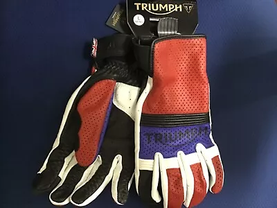 Triumph Motorcycle Men's Cali Retro Gloves • $80