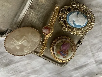 £11.99 • Buy Collection Job Lot Vintage 1950s/60s Cameo Costume Jewellery