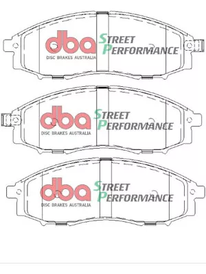 DBA Street Performance Brake Pads Fits Nissan Navara 3.2 D22 D 4WD (DB1439SP) • $107.83