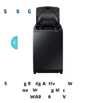$199 • Buy Samsung WA85N6750BV 8.5kg Top Load Washing Machine