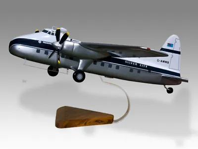 Bristol 170 Mk.32 G-AIFV Silver City Airways Replica Airplane Desktop Model • $198.59