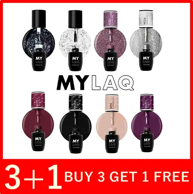 £5.99 • Buy MyLaQ 5ml - Neonail Soak Off Nail Gel Polish Uv/Led Hybrid Nails Manicure 