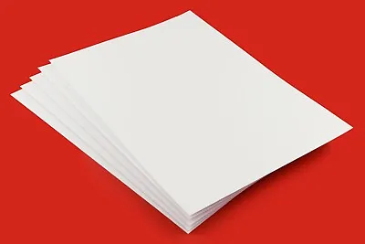 A5/a6 White Self Adhesive Paper / Matte / Gloss / Blank Parcel Label / Free P+p • £1.99
