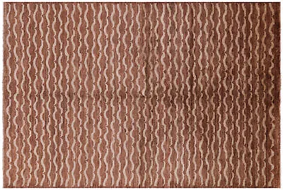 $1617.84 • Buy Hand Knotted Gabbeh Wool Rug 6' 7  X 9' 9  - H9500
