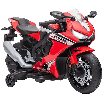 £77.99 • Buy HOMCOM Honda Licensed 6V Kids Electric Motorbike Ride On Car For 3-5 Years Red