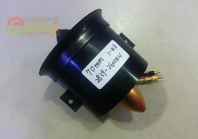 70mm 12 -Blade 2600KV 3S- 4S Fan Duct 2839 Motor Brushless For Jet EDF Air Plane • $49.99