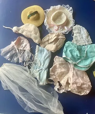 Lot Of Vintage Baby Doll Bonnets And Hats • $15