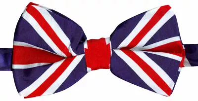 THE TIE STUDIO - Union Jack Large Design Men's Novelty Bow-tie • £14.99