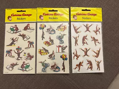 NEW! Mrs Grossman Curious George Sticker Lot • $6.99