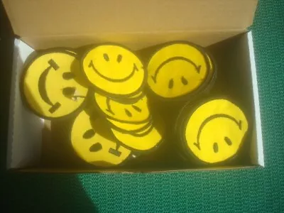 100 X VTG ORIGINAL Smiley Happy Face Jean Jacket Backpack Bag Hat Shirt Patch • $75