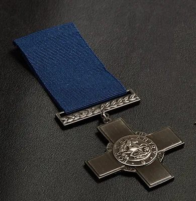 Full Size Replica George Cross Medal & Ribbon. Gallantry/Heroism Civil/Military • £9.99