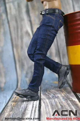 ACNTOYS 1/6 Scale Blue Jeans Pants Clothes Model For 12  Male PH TBL Figure Body • $12.34